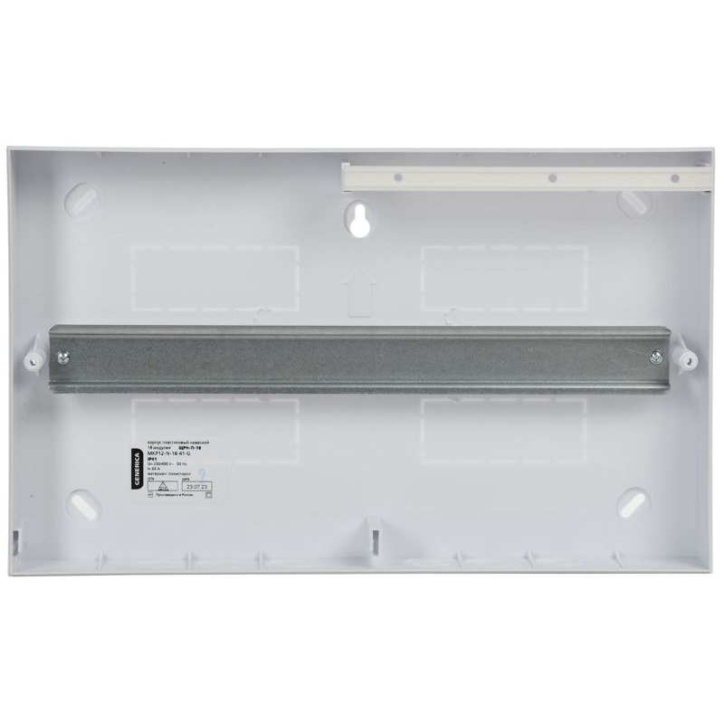 Корпус пластиковый ЩРН-П-18 белая дверь IP41 GENERICA