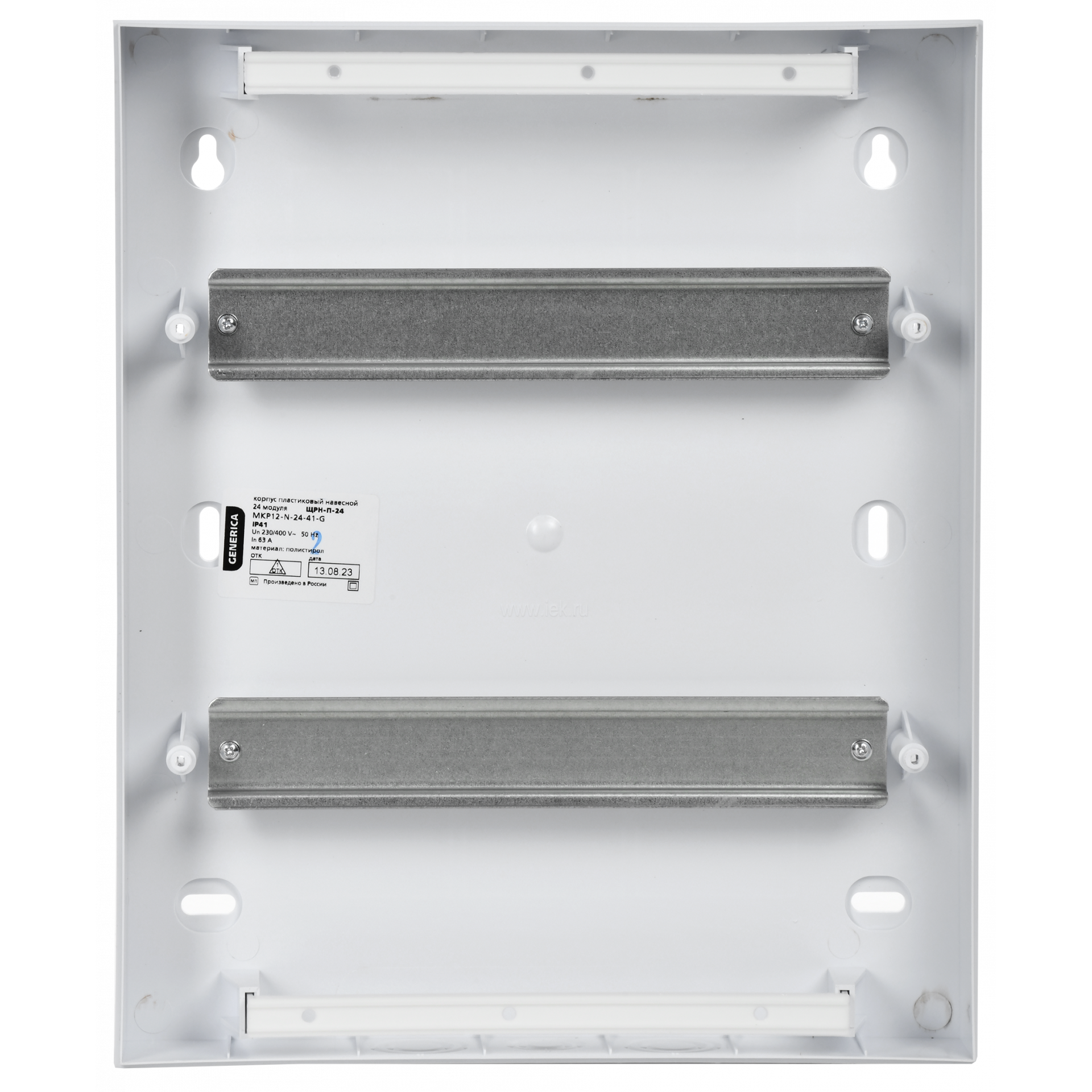 Корпус пластиковый ЩРН-П-24 белая дверь IP41 GENERICA