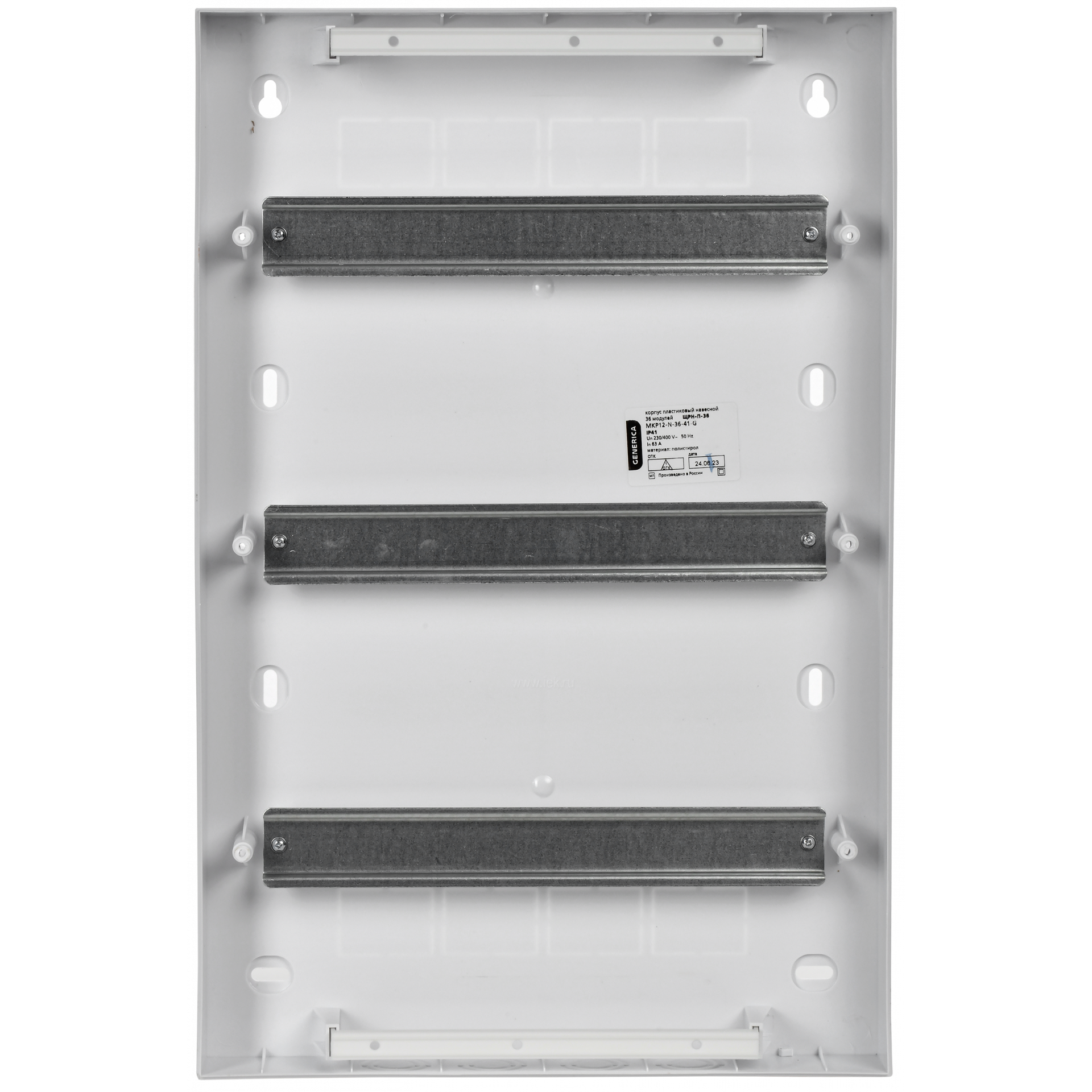 Корпус пластиковый ЩРН-П-36 белая дверь IP41 GENERICA