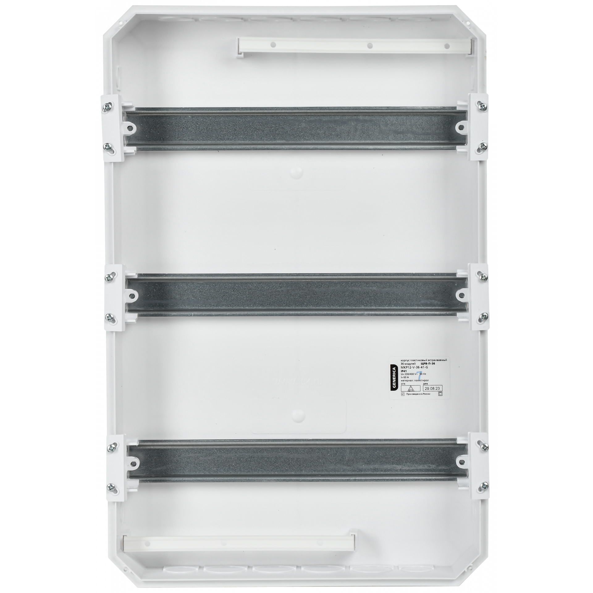 Корпус пластиковый ЩРВ-П-36 белая дверь IP41 GENERICA