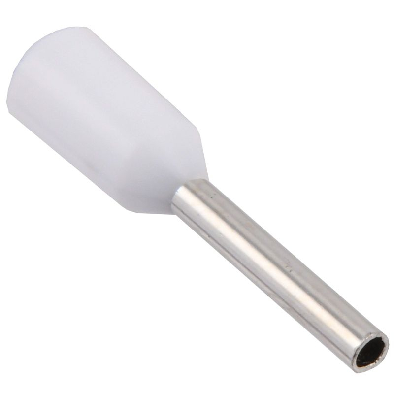 Наконечник НШВИ 0,5-08 0,5мм2 с изолированным фланцем (100шт/упак) GENERICA