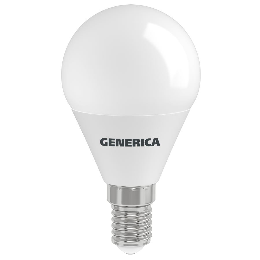 Лампа светодиодная G45 шар 12Вт 230В 3000К E14 GENERICA