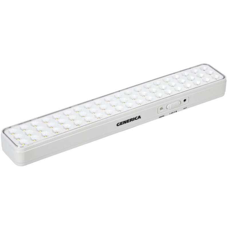 Светильник светодиодный аккумуляторный ДБА 1060 непостоянного действия 60LED 6ч 6Вт GENERICA