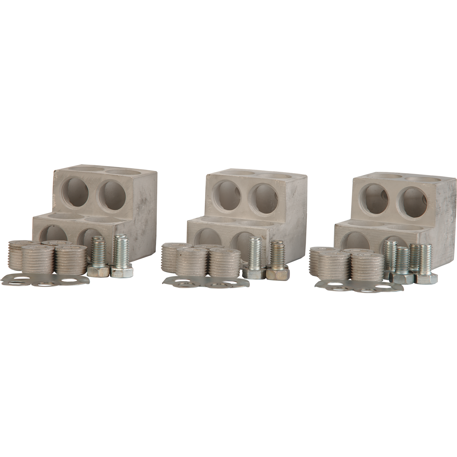 Комплект зажимов для присоединения четырех кабелей без кабельных наконечников (3шт/компл) Контактор