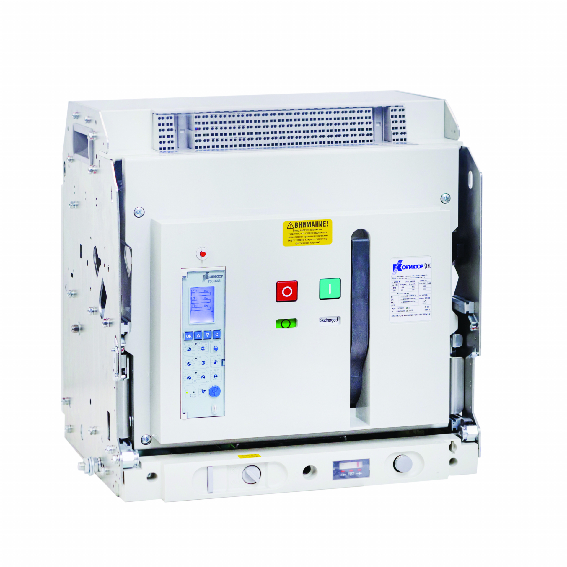 Воздушный автоматический выключатель Протон М-40В-МР4 LSIG-ВА50-45Про-1000А-100кА-3П-ВП Контактор