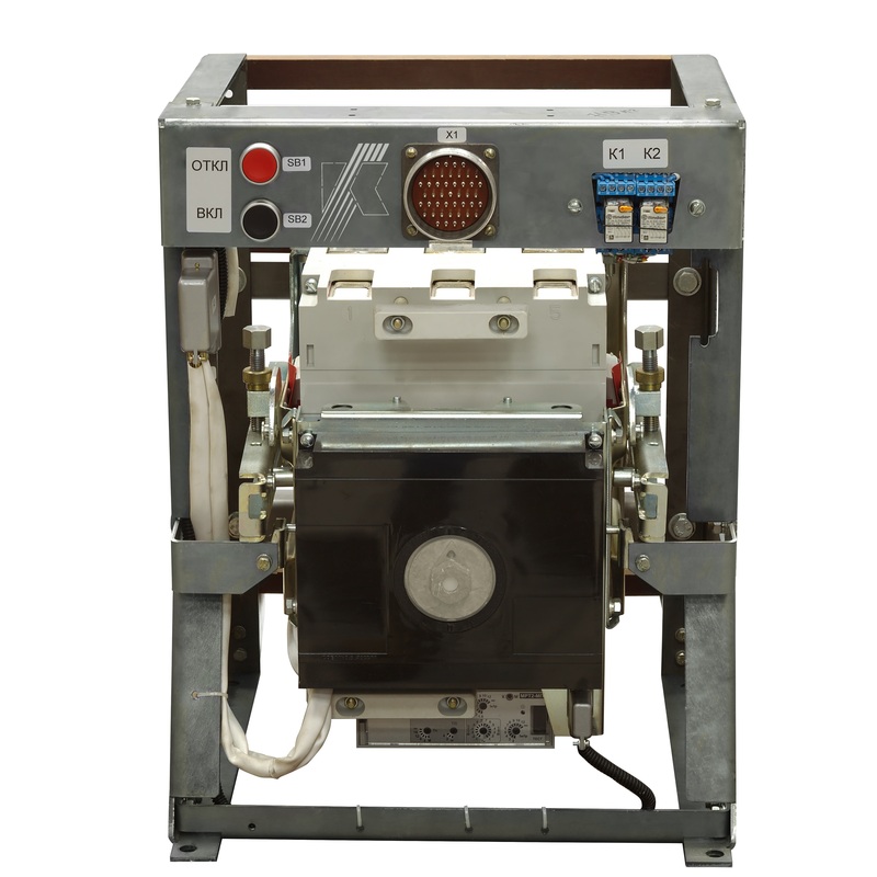 Выключатель автоматический Электрон М Э16В-55-41-630А-380AC-НР127AC-ПЭ110DC-4З4P-ВКС-УХЛ3 Контактор