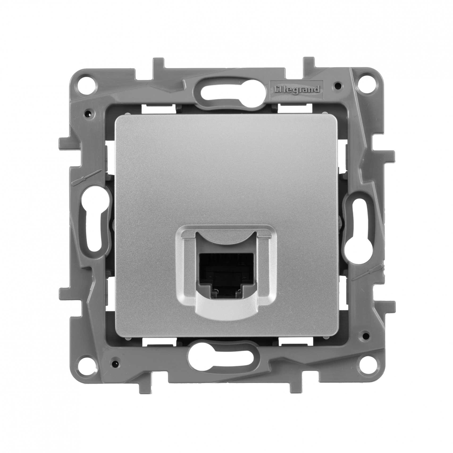 ETIKA Розетка компьютерная RJ45 категория 6 UTP алюминий