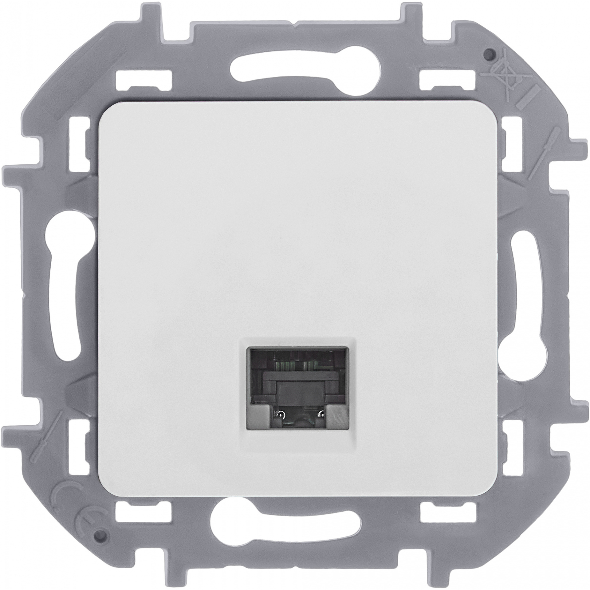 INSPIRIA Розетка компьютерная RJ45 категория 5Е UTP белый
