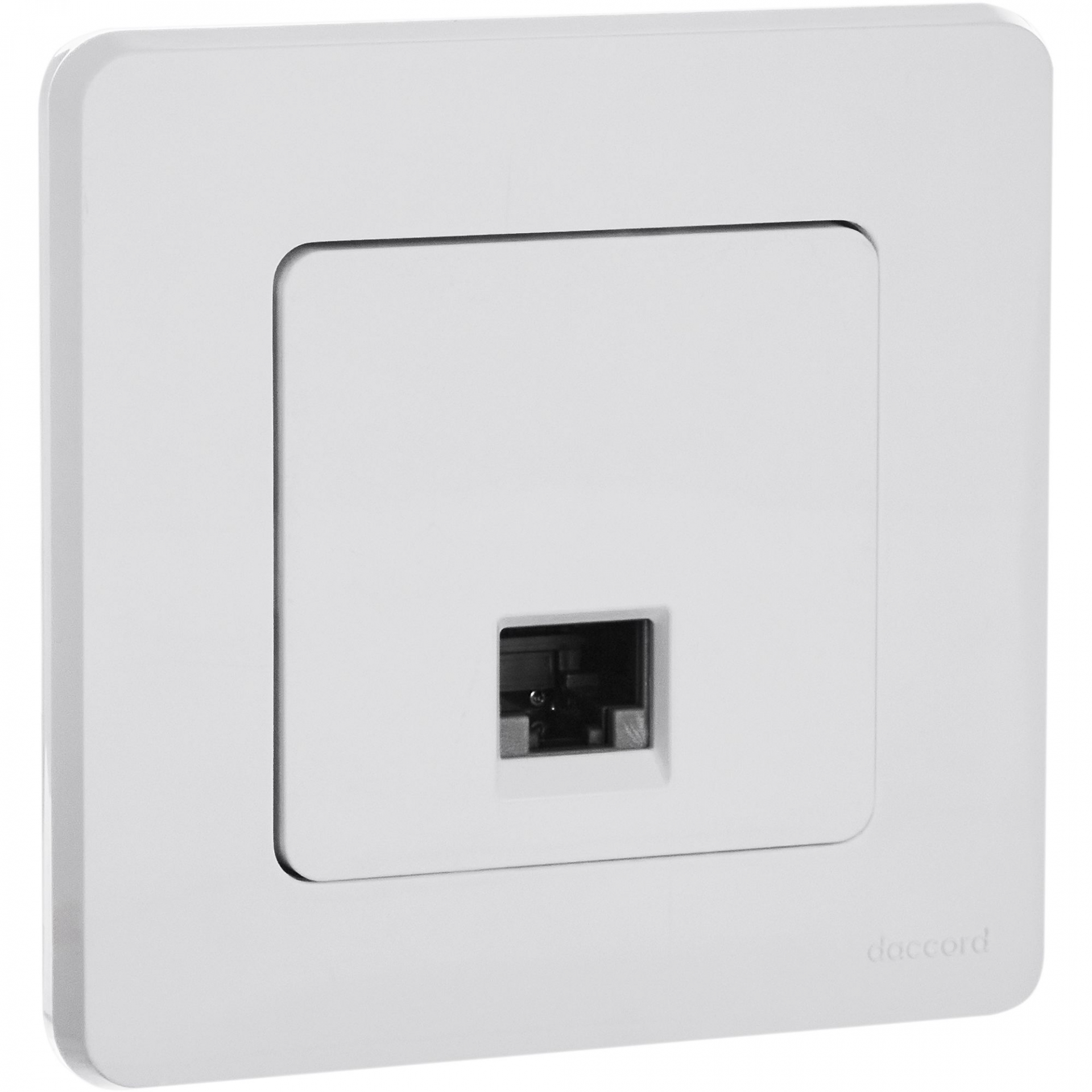 INSPIRIA Розетка компьютерная RJ45 категория 5Е UTP белый