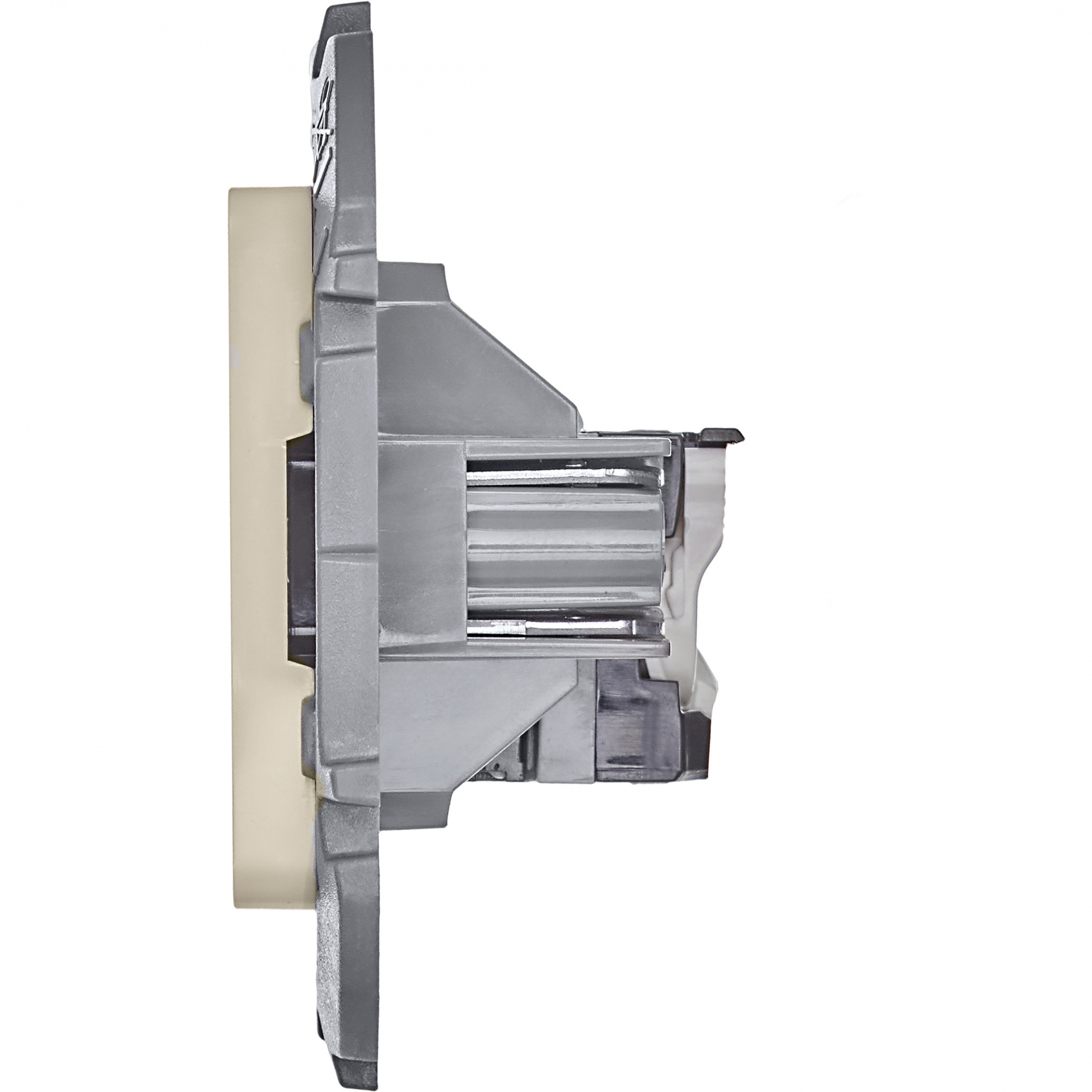 INSPIRIA Розетка компьютерная RJ45 категория 5Е UTP слоновая кость