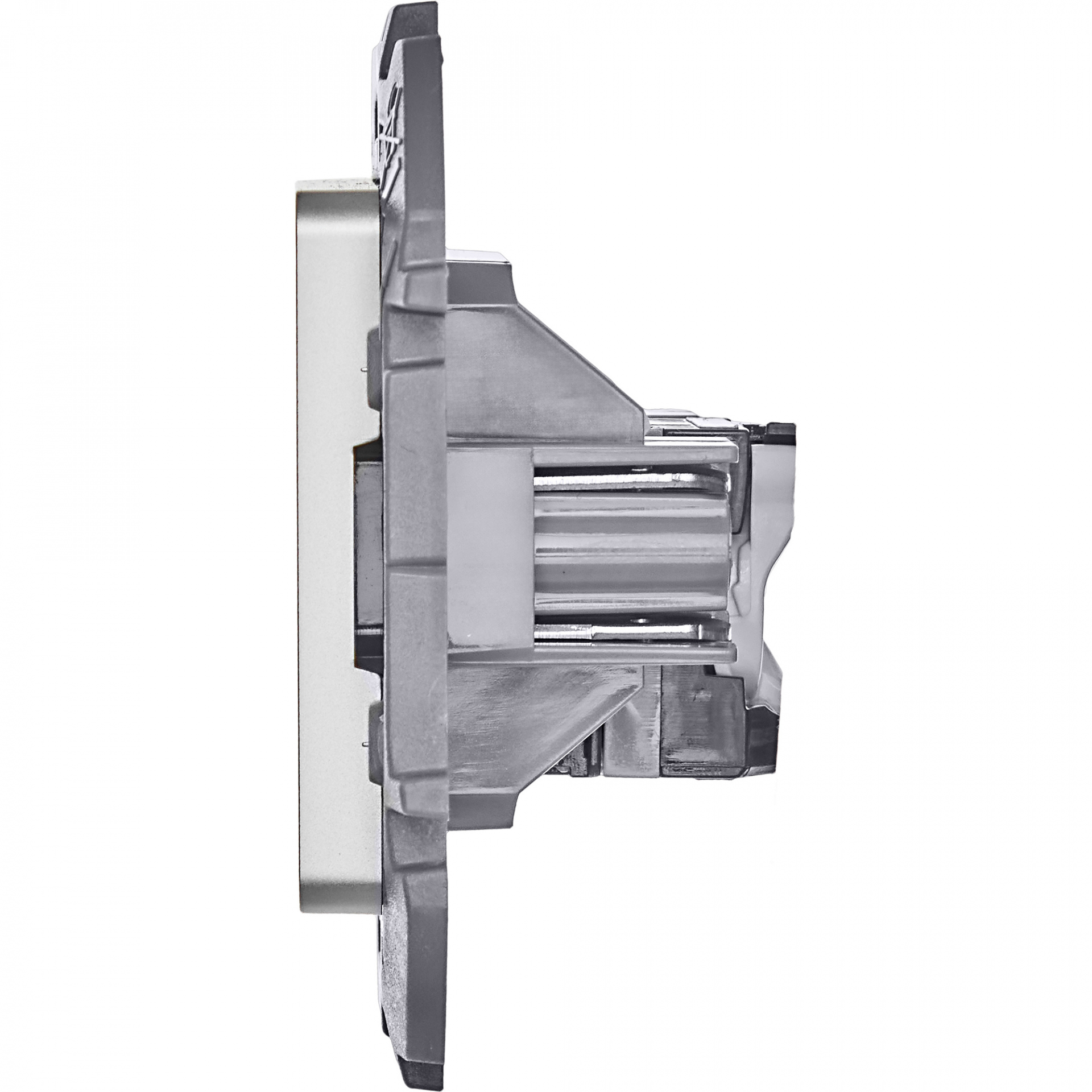 INSPIRIA Розетка компьютерная RJ45 категория 5Е UTP алюминий