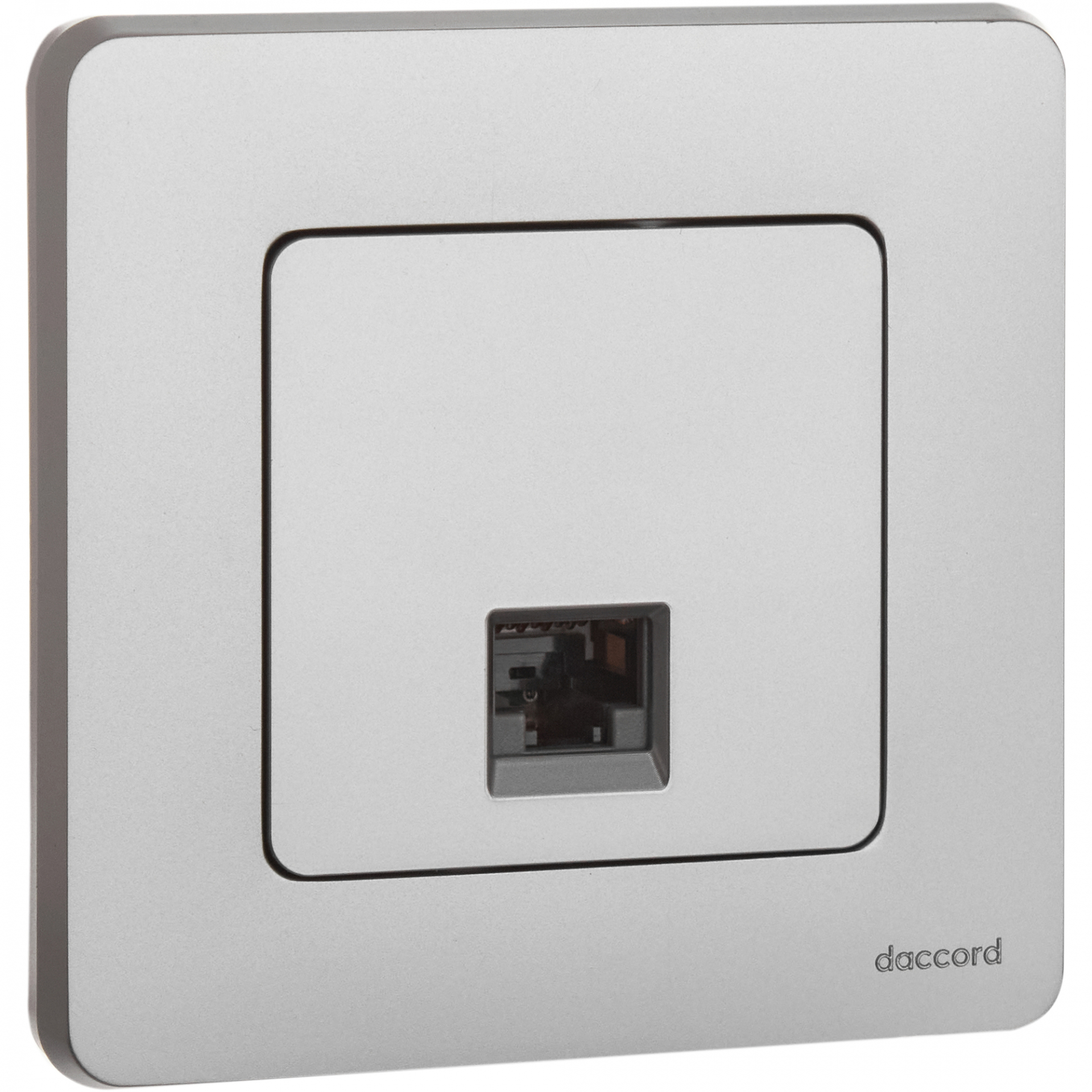 INSPIRIA Розетка компьютерная RJ45 категория 5Е UTP алюминий