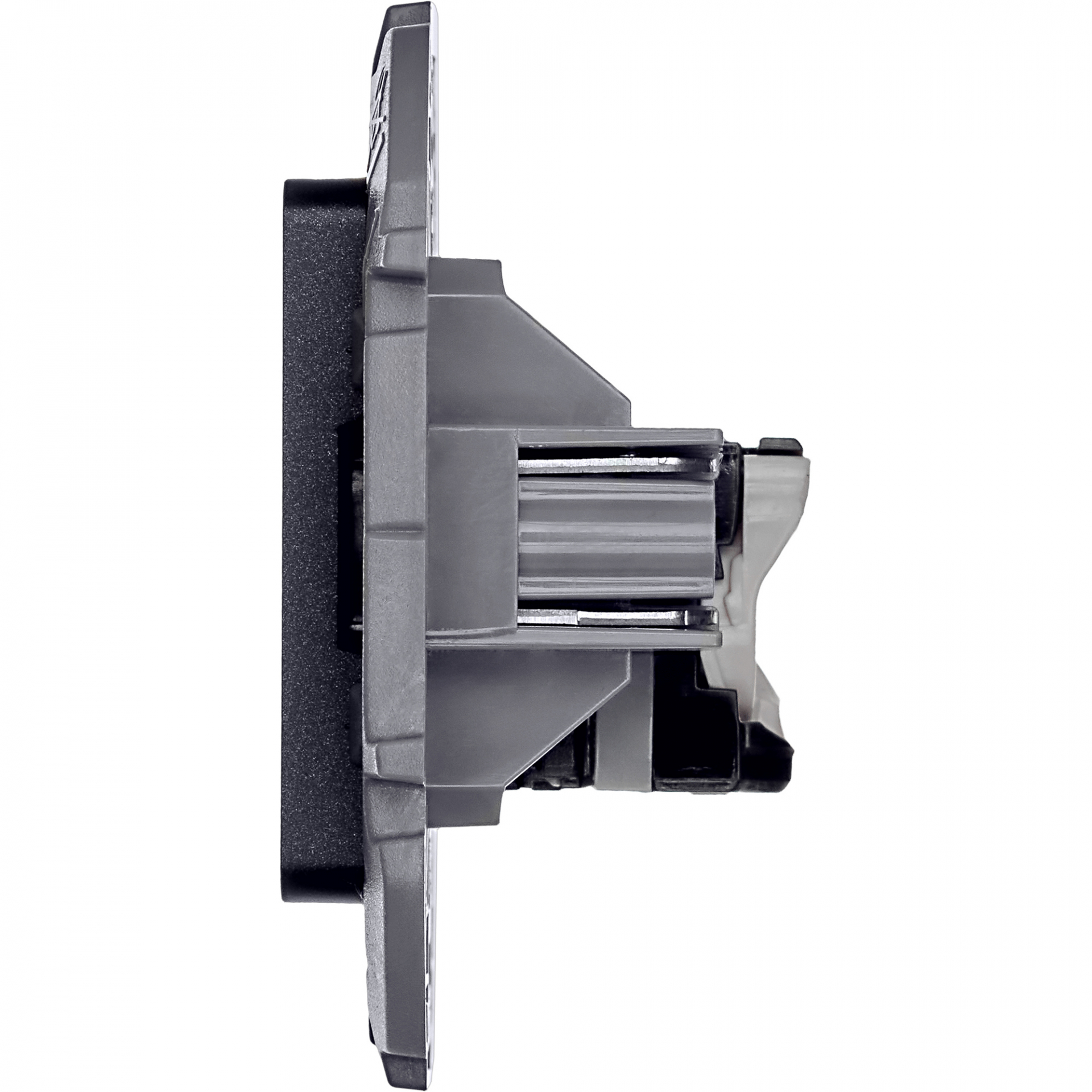 INSPIRIA Розетка компьютерная RJ45 категория 5Е UTP антрацит