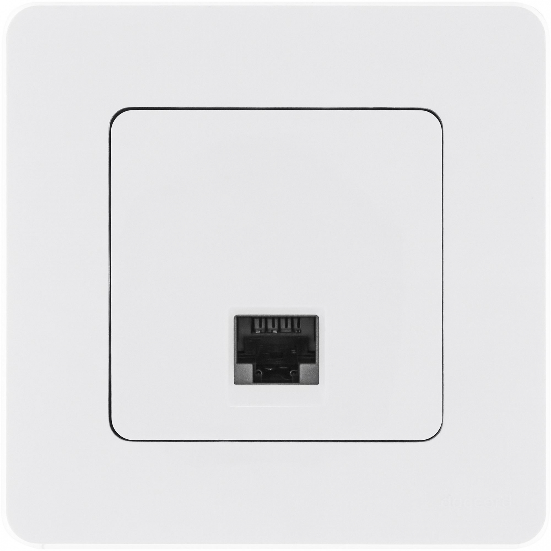 INSPIRIA Розетка компьютерная RJ45 категория 6 UTP белый