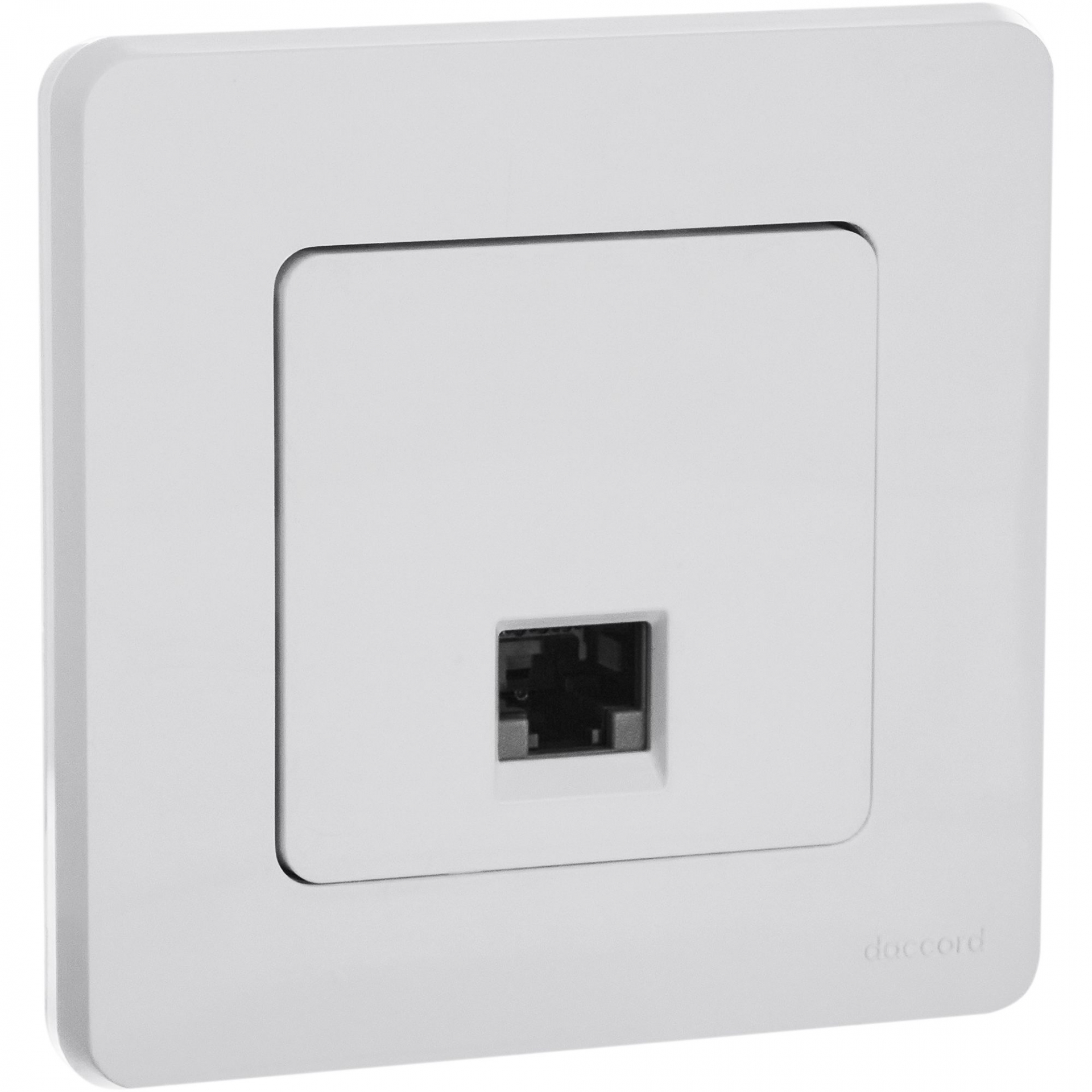 INSPIRIA Розетка компьютерная RJ45 категория 6 UTP белый