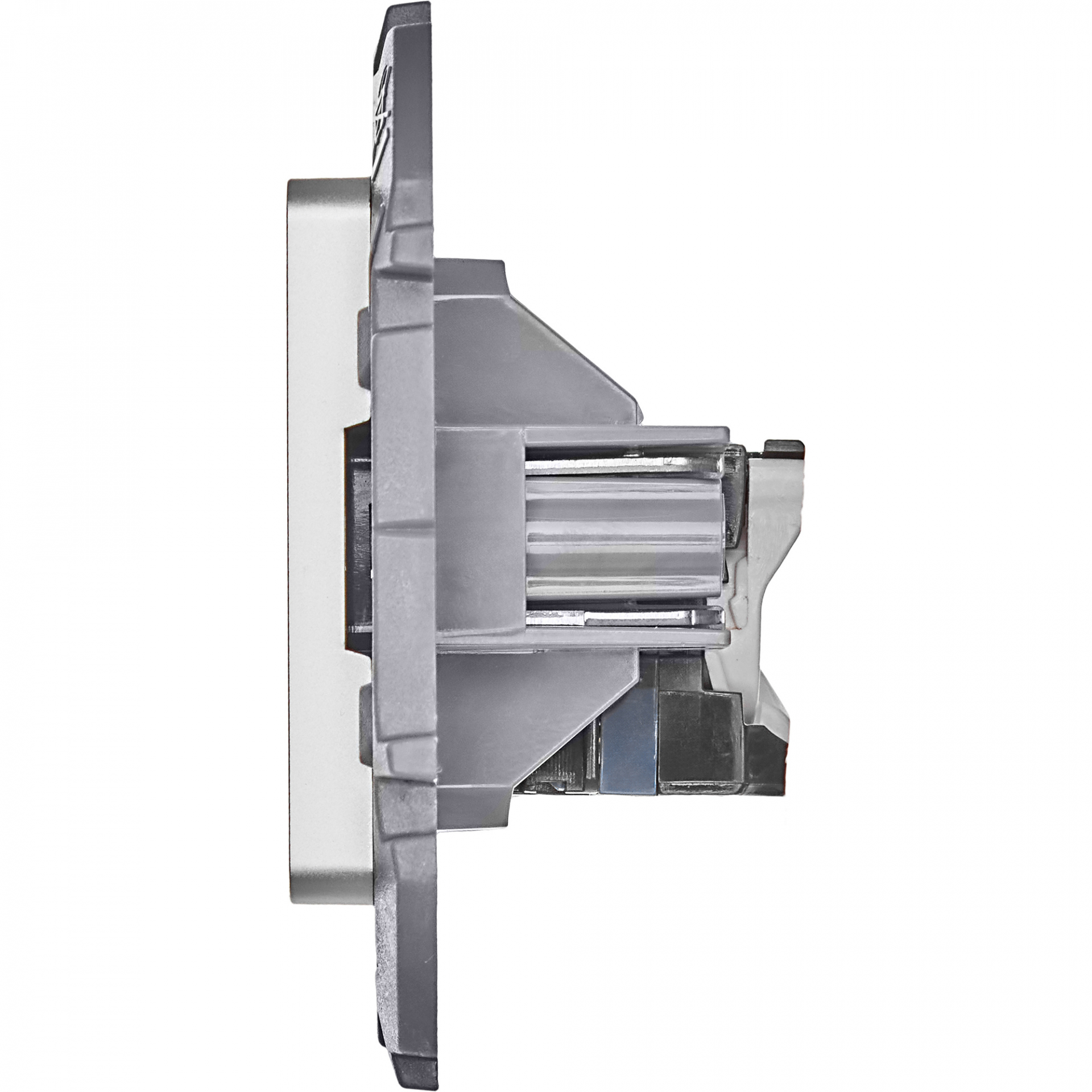 INSPIRIA Розетка компьютерная RJ45 категория 6 UTP алюминий