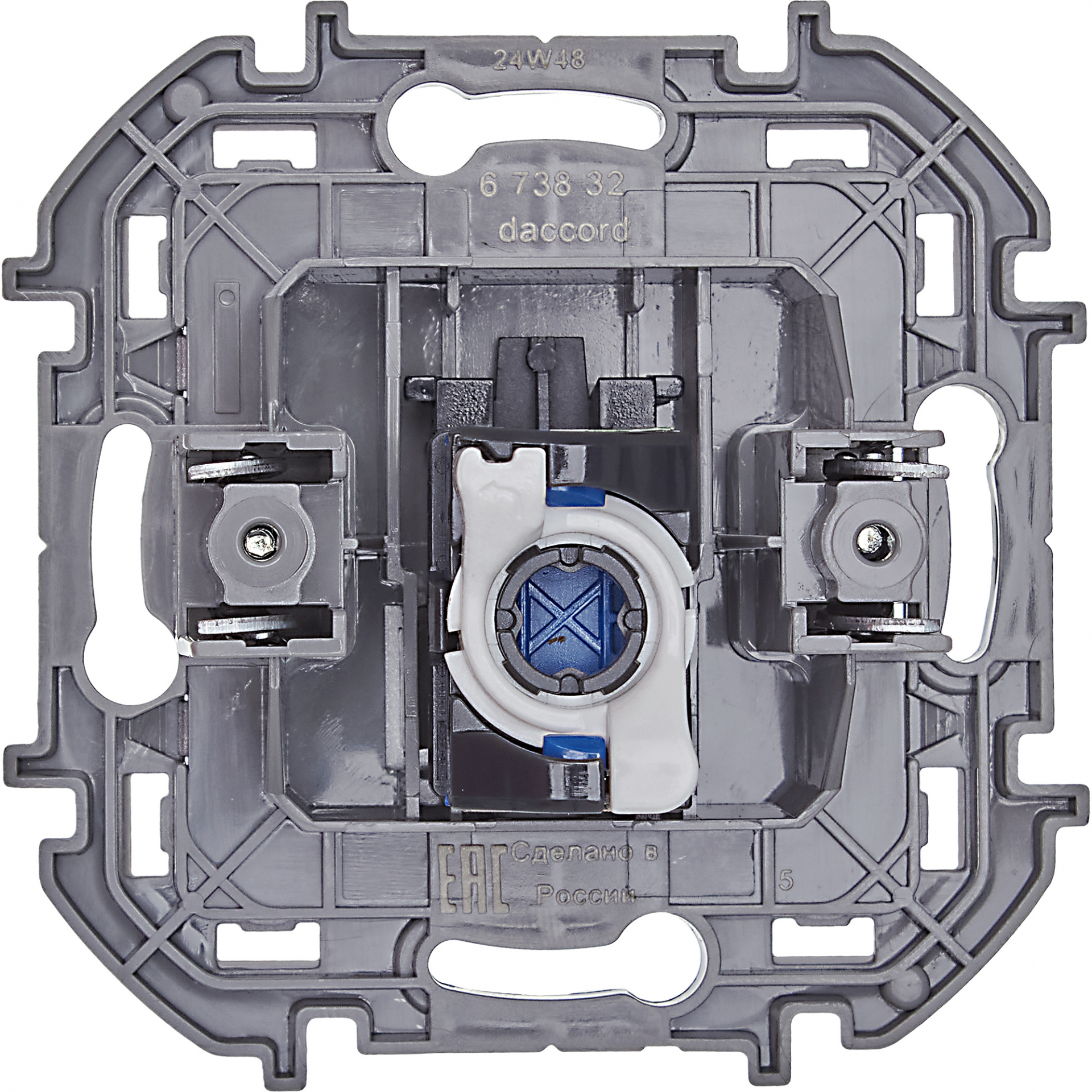 INSPIRIA Розетка компьютерная RJ45 категория 6 UTP алюминий