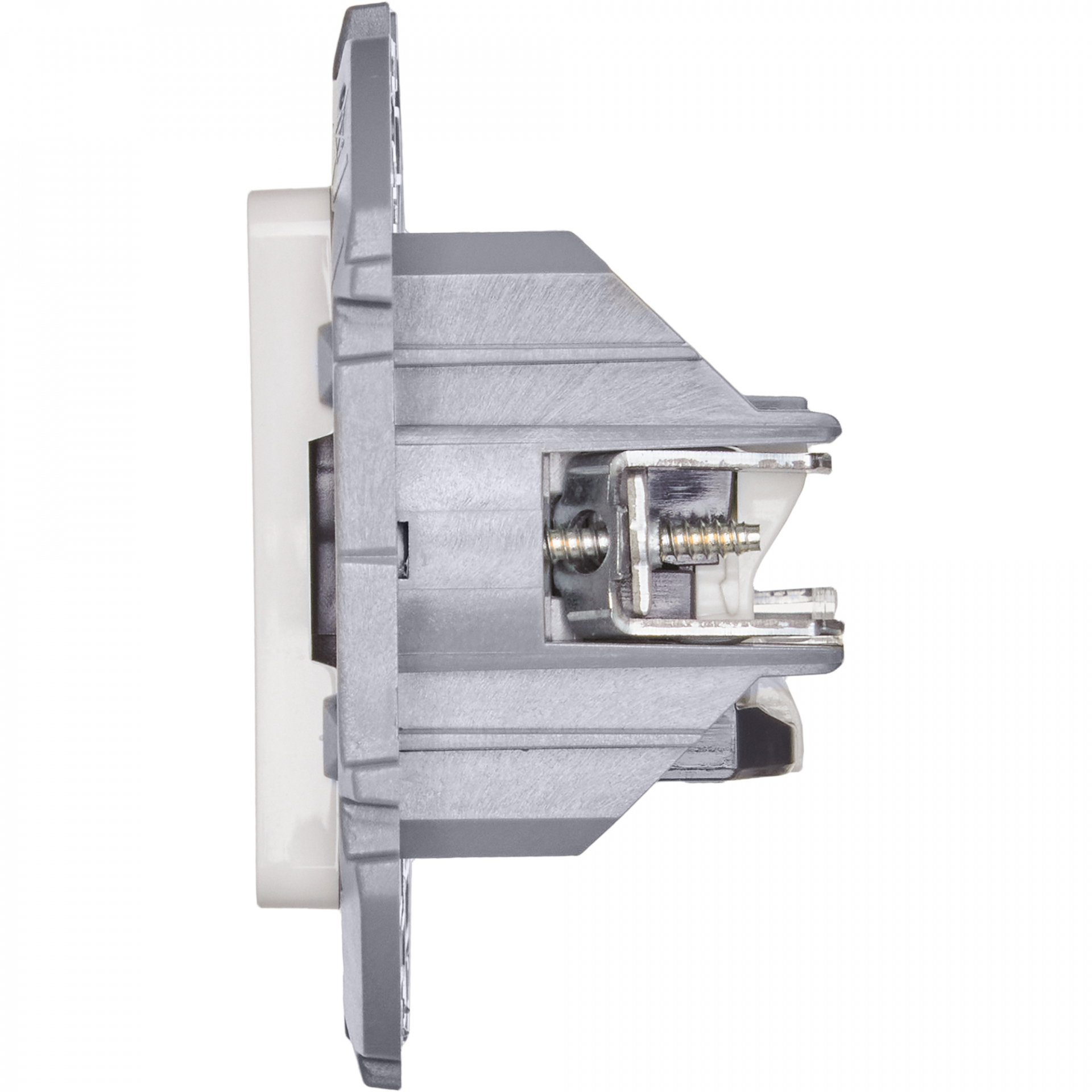 INSPIRIA Розетка компьютерная двойная RJ45 категория 5Е UTP белый