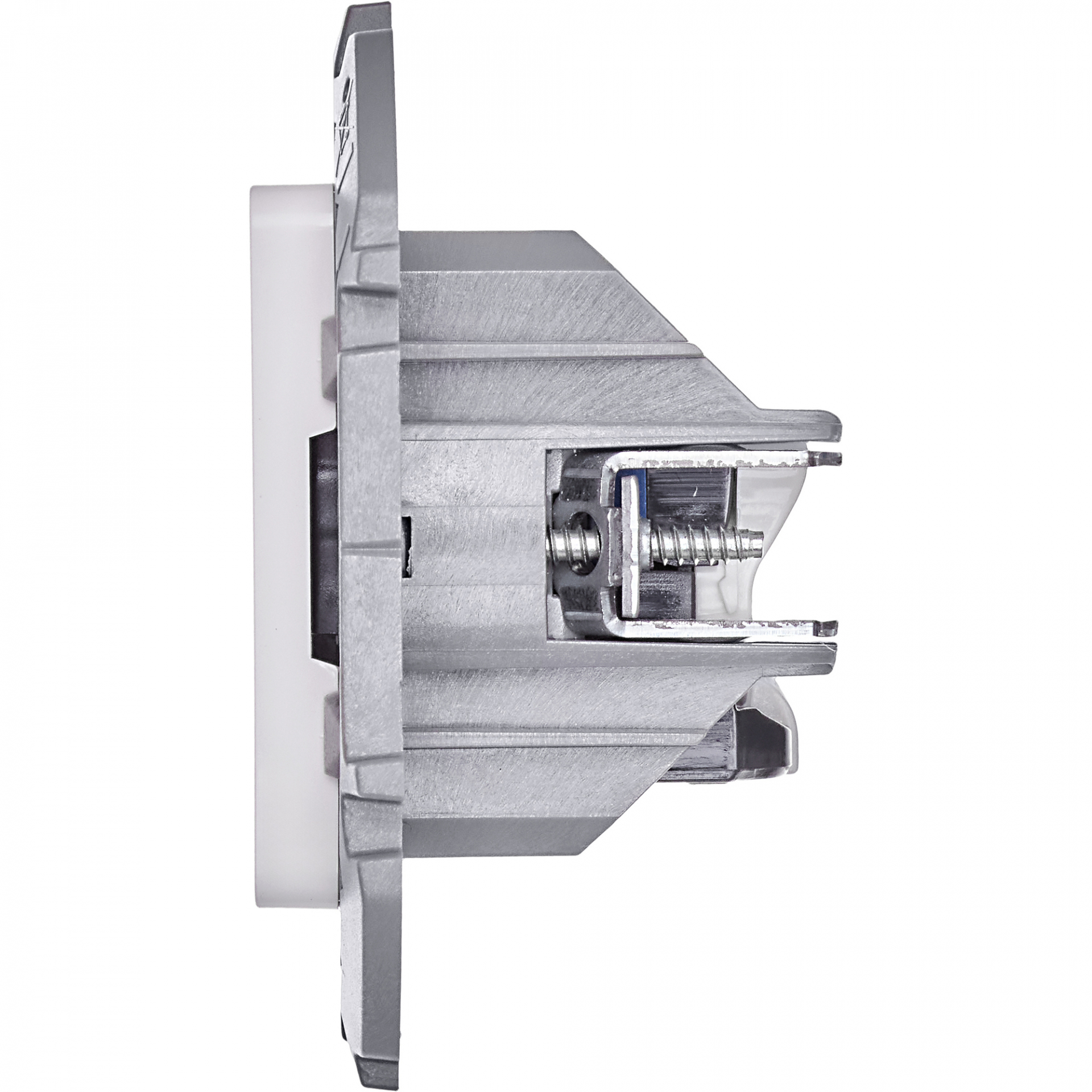 INSPIRIA Розетка компьютерная двойная RJ45 категория 6 UTP белый