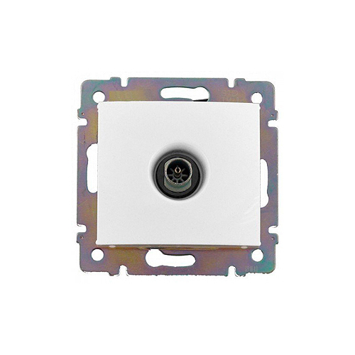 VALENA DIY Розетка TV проходная белый