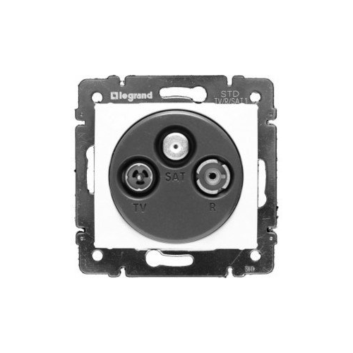 VALENA DIY Розетка TV-FM-SAT тип звезда белый