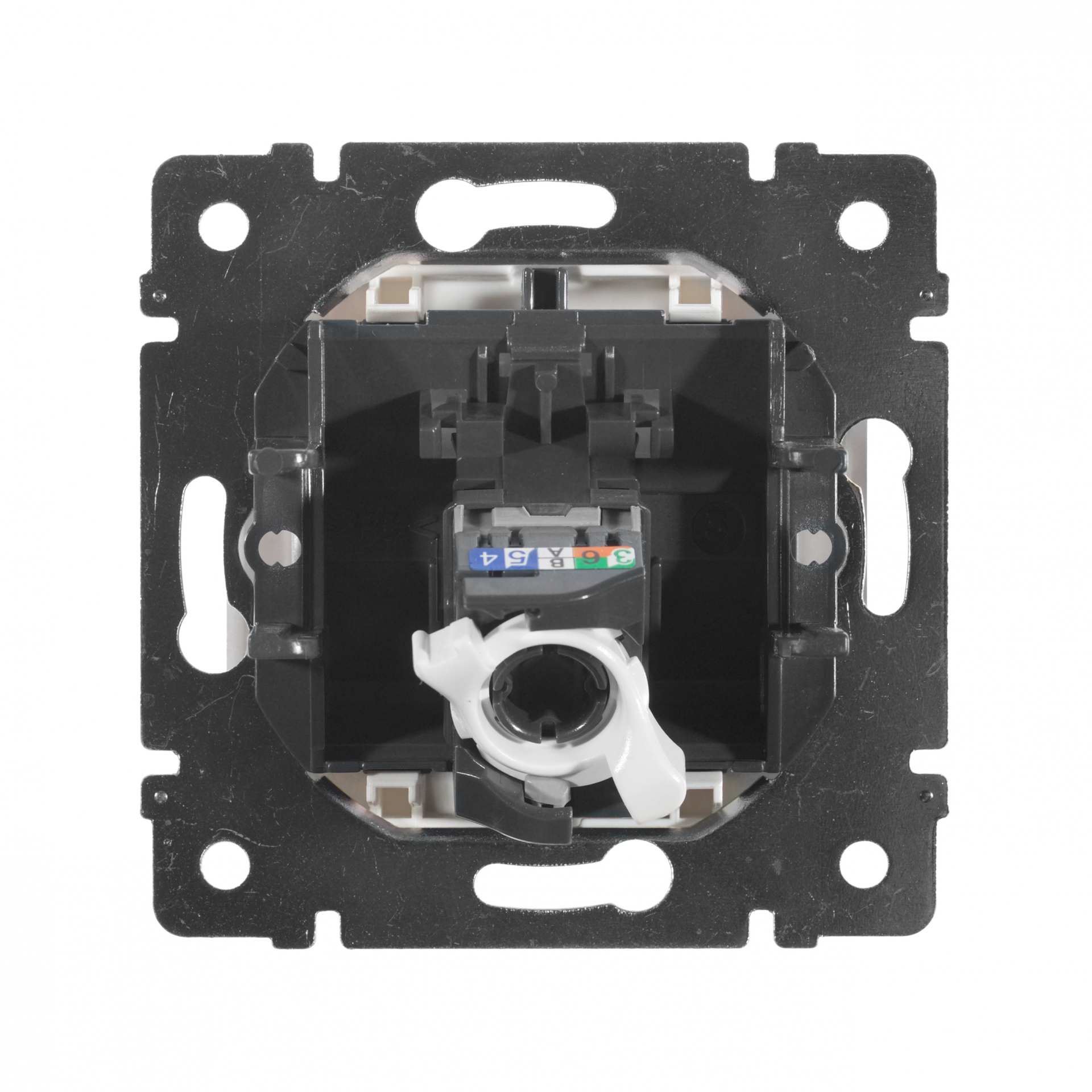 VALENA Розетка компьютерная RJ45 категория 5ЕUTP белый