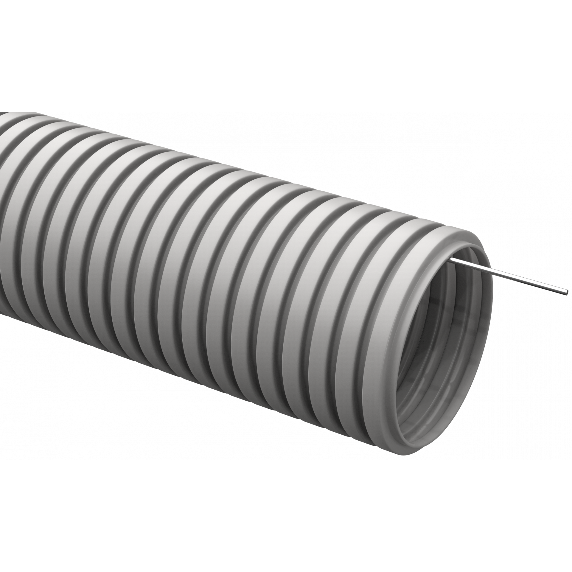 ELASTA Труба гофрированная тяжелая ПВХ d=20 с зондом (100м) IEK