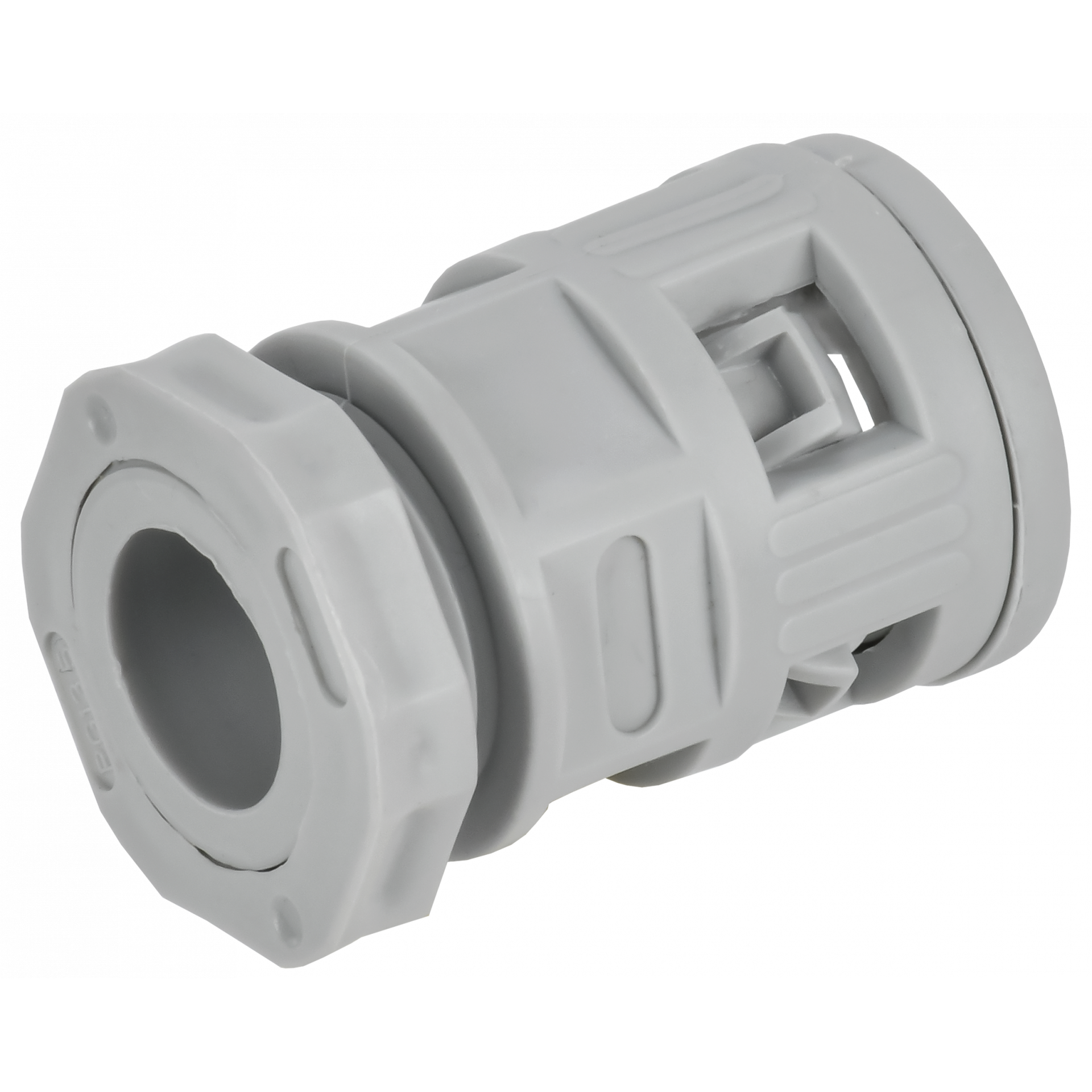 ELASTA Муфта вводная для гофрированных труб MVN16 IP40 серая IEK