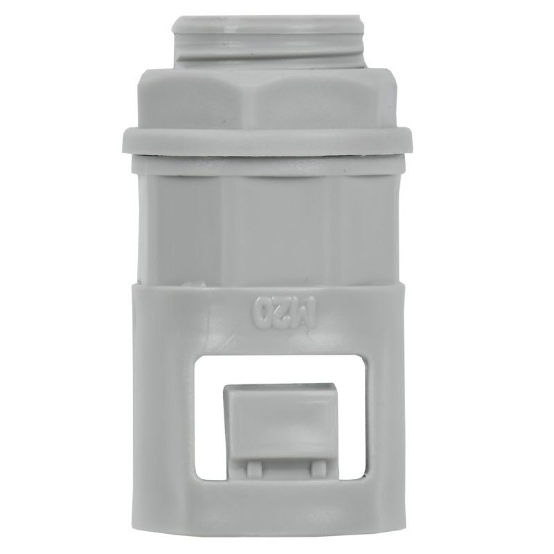 ELASTA Муфта вводная для гофрированных труб MVN20 IP40 серая IEK