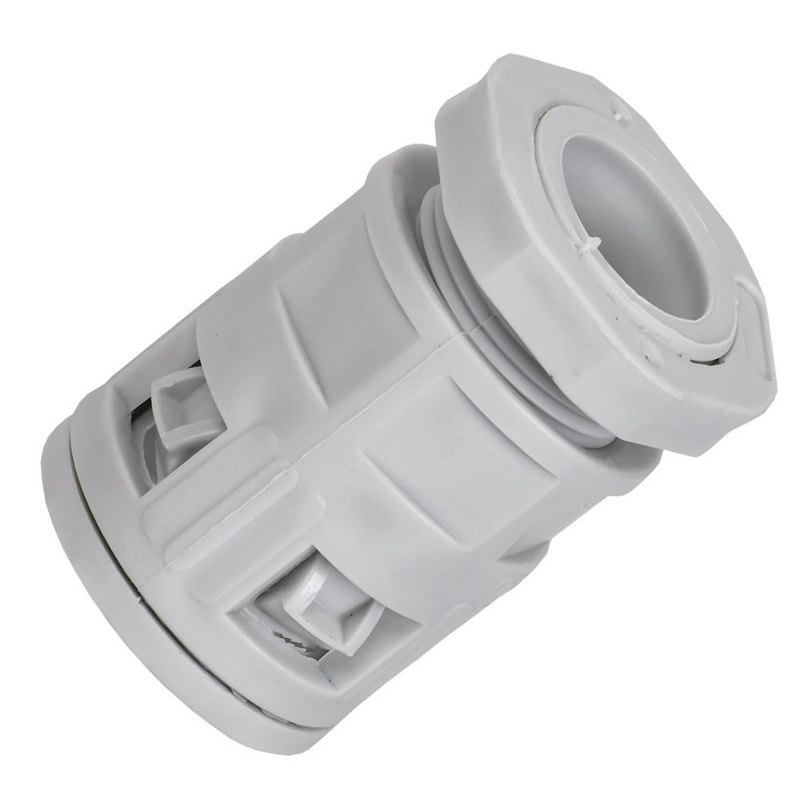 ELASTA Муфта вводная для гофрированных труб MVN25 IP40 серая IEK