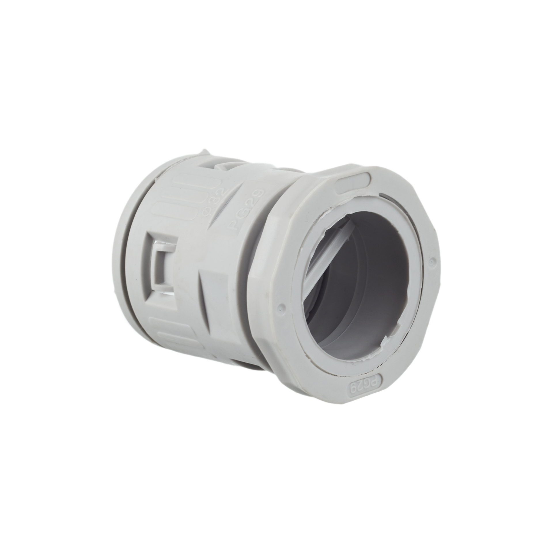 ELASTA Муфта вводная для гофрированных труб MVN32 IP40 серая IEK