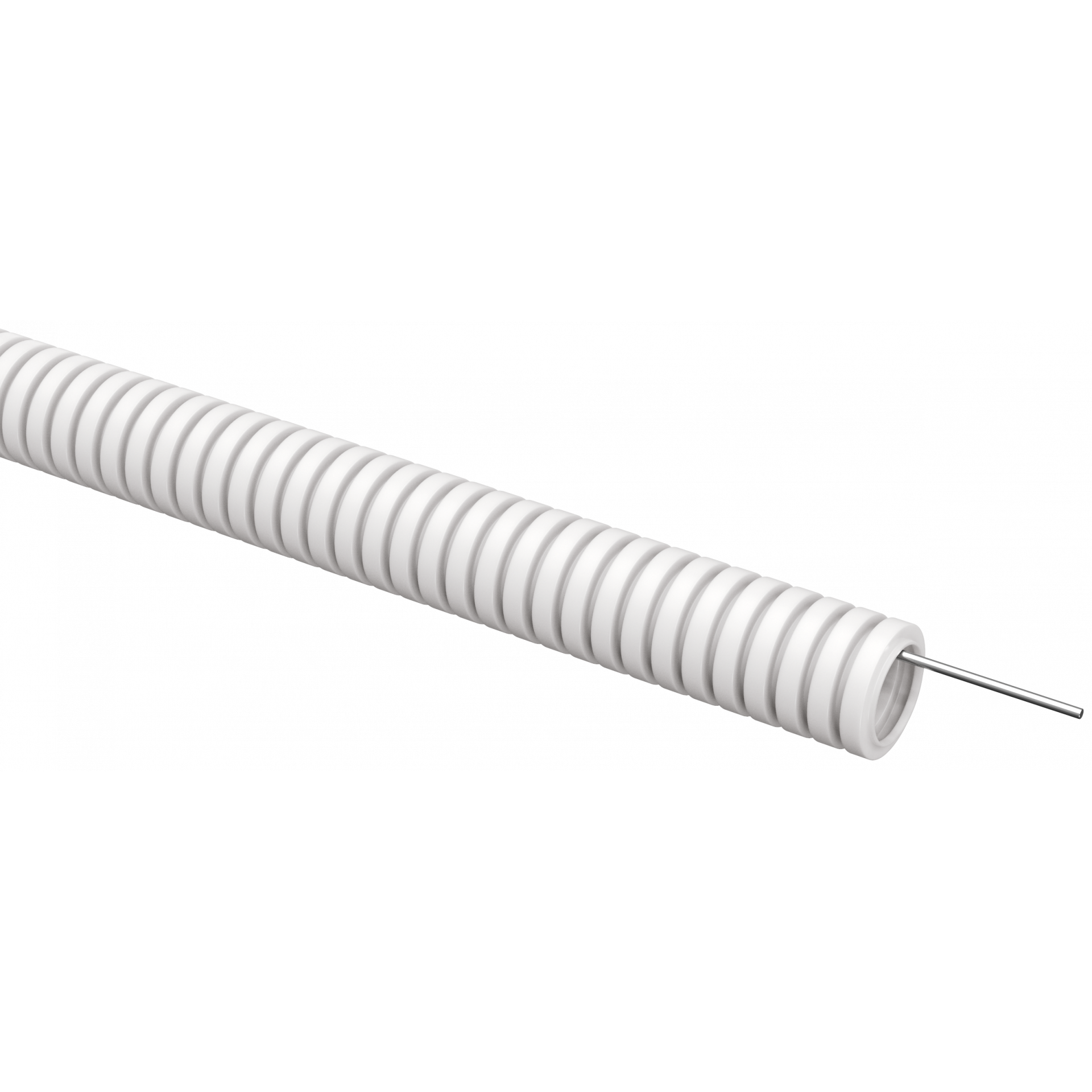 ELASTA Труба гофрированная ПВХ d=20мм с зондом белая (100м) IEK