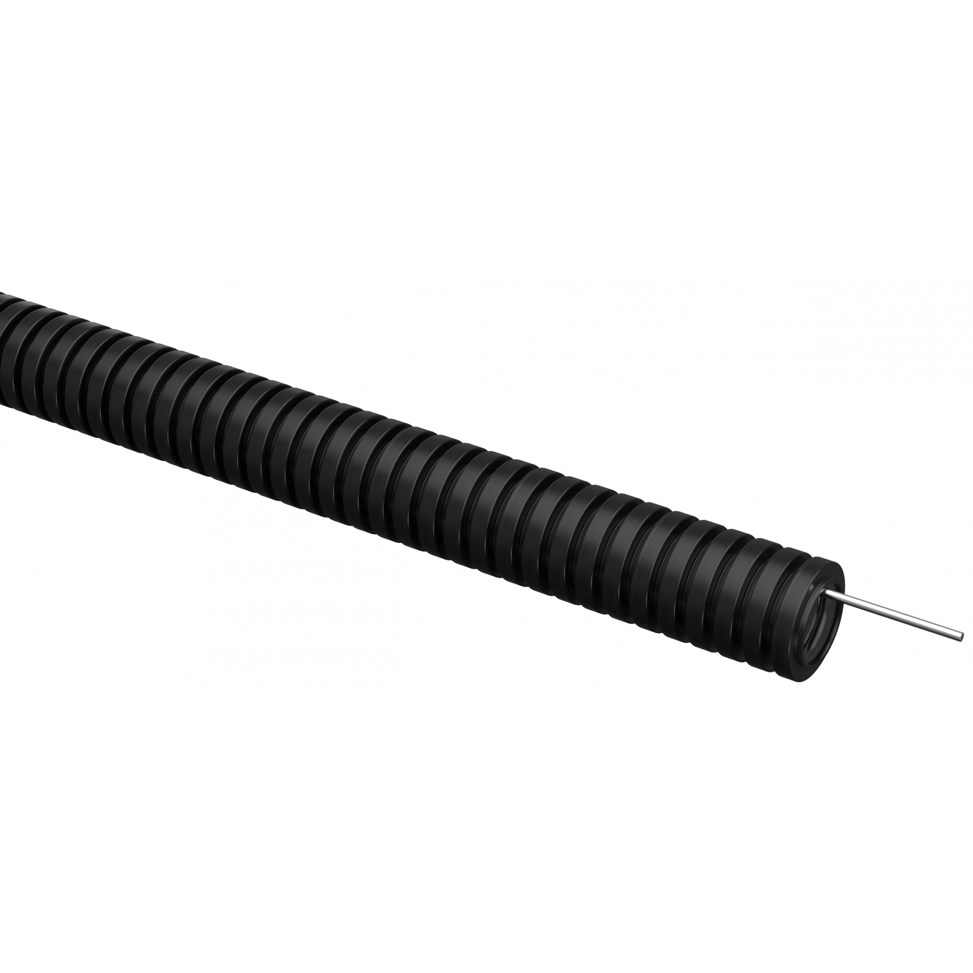 ELASTA Труба гофрированная ПВХ d=20мм с зондом черная (100м) IEK