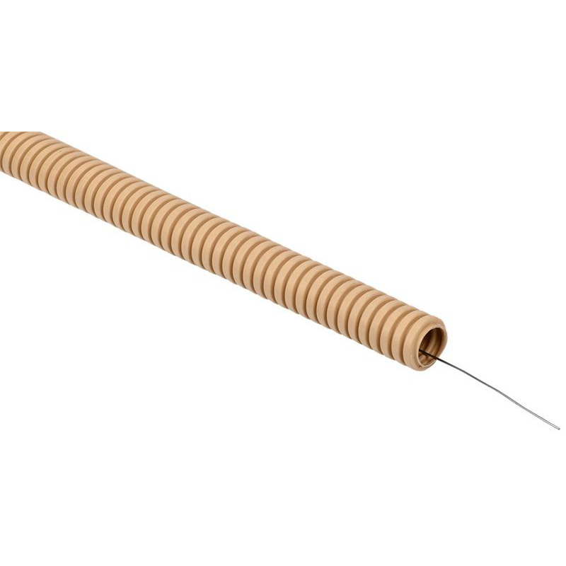 ELASTA Труба гофрированная ПВХ d=20мм с зондом сосна (100м) IEK