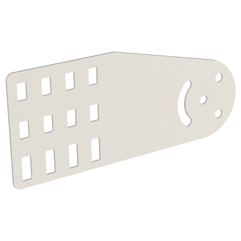 Пластина шарнирная h=100мм RAL 9016 IEK