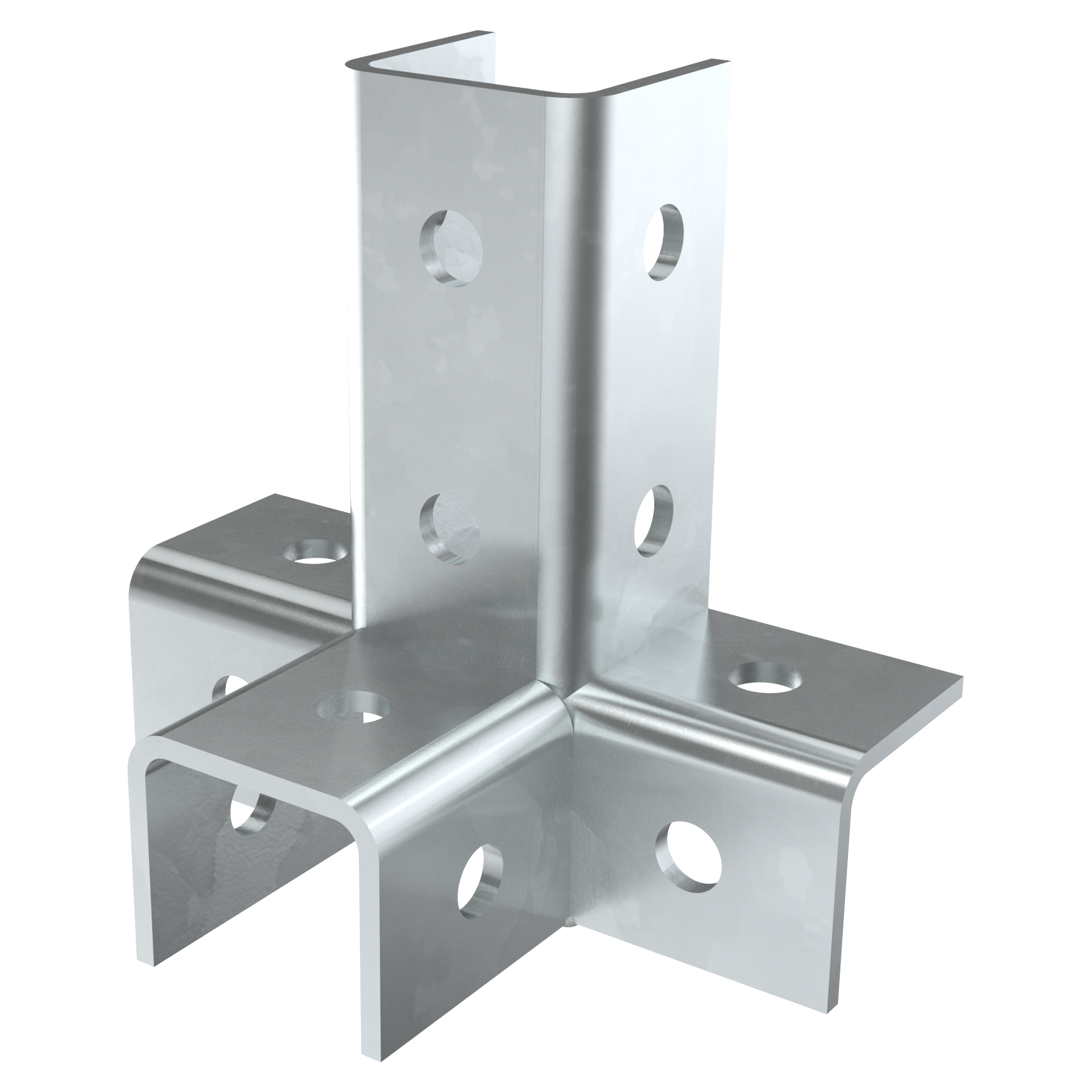 Соединитель угловой четырехсторонний для STRUT-профиля HDZ IEK