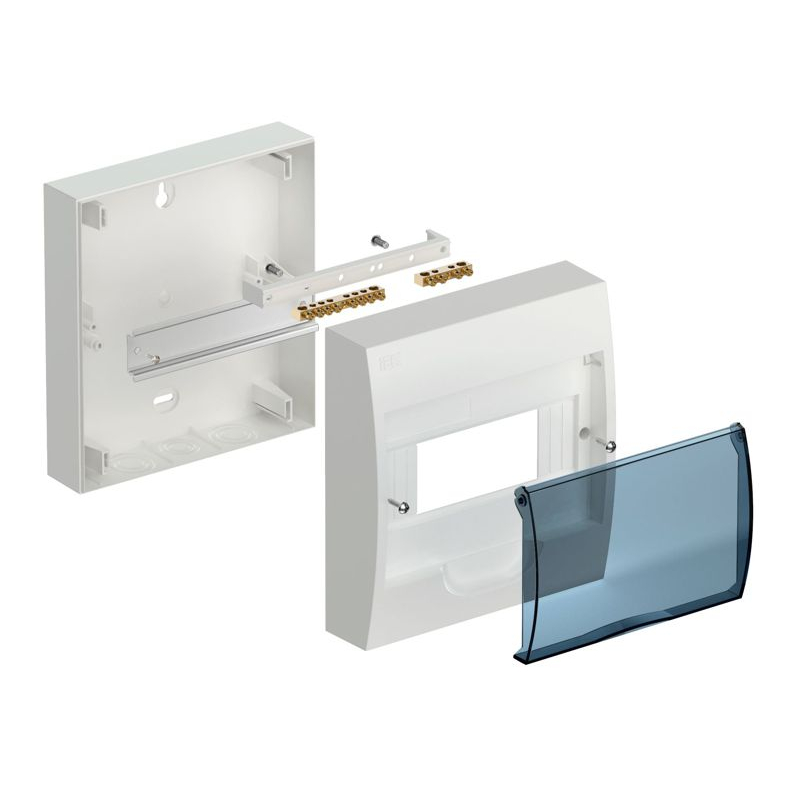 KREPTA 3 Корпус пластиковый ЩРН-П-8 IP41 белый IEK