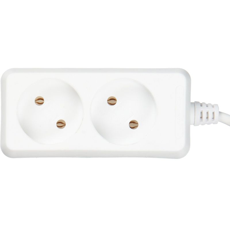 Удлинитель У2 2 места без заземления 1,5м 2х0,75мм2 10А/250В IEK