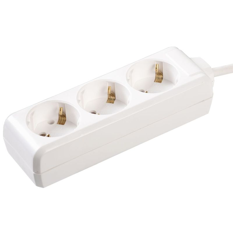 Удлинитель У03 3 места с заземлением 1,5м 3х1мм2 16А/250В IEK