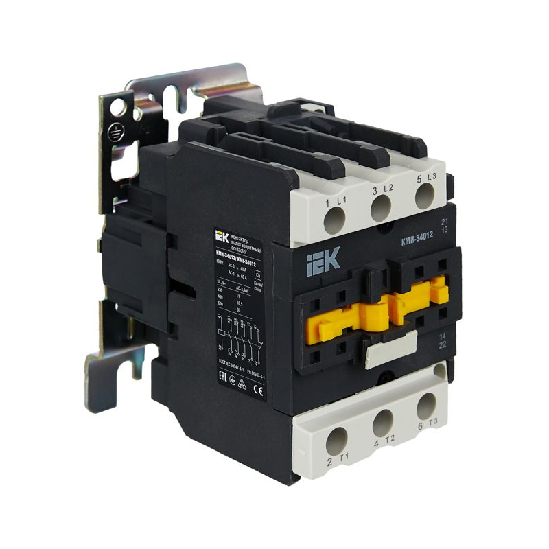 Контактор КМИ-34012 40А 400В/АС3 1NO;1NC IEK