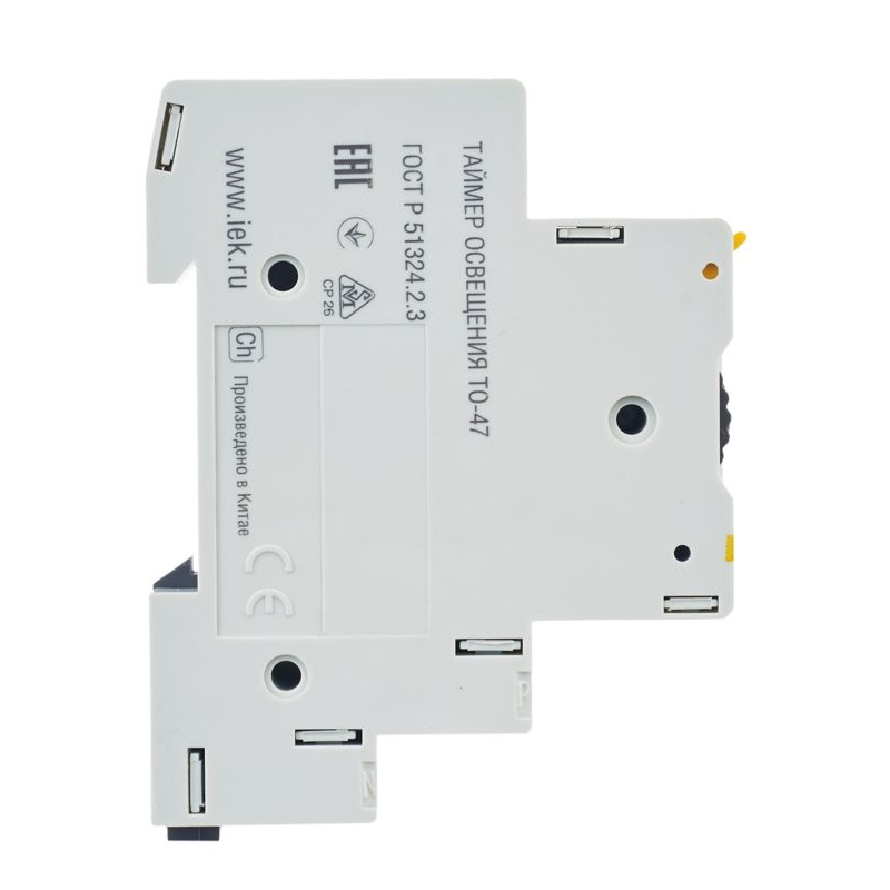 Таймер ТО47 освещения 16А 230В на DIN-рейку IEK