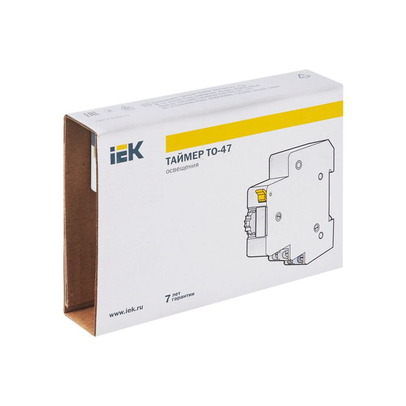 Таймер ТО47 освещения 16А 230В на DIN-рейку IEK