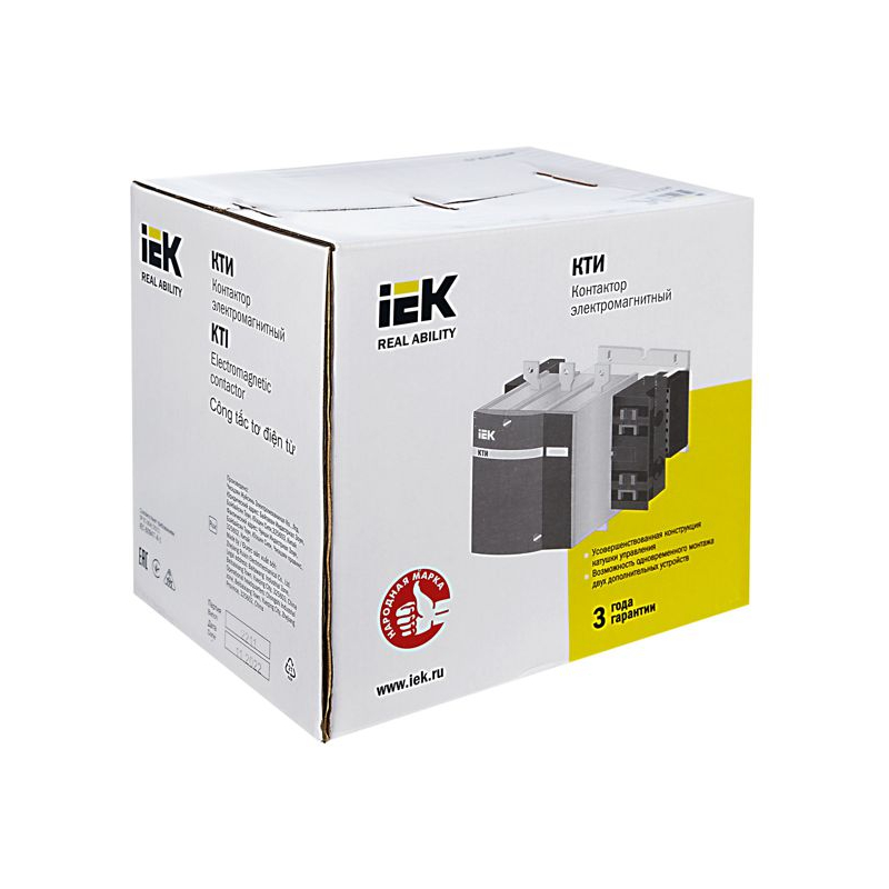 Контактор КТИ-5150 150А 230В/АС3 IEK
