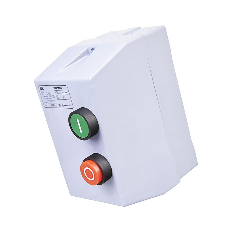 Контактор КМИ10960 9А в оболочке 380В/АС3 IP54 IEK