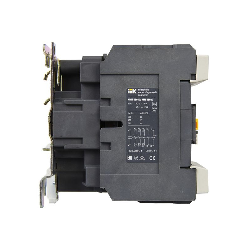 Контактор КМИ-48012 80А 230В/АС3 1NO;1NC IEK