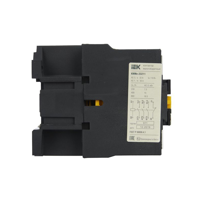 Контактор КМИе-23211 32А 110В/АС3 1NC GENERICA