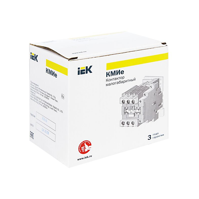 Контактор КМИе-46512 65А 230В/АС3 1NO;1NC GENERICA