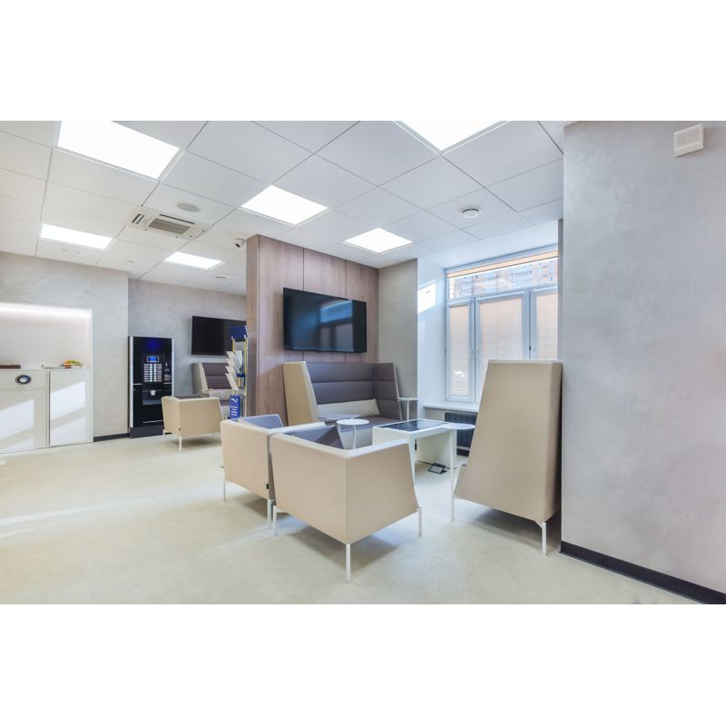 Светильник светодиодный ДВО 6565 eco 36Вт 4000К белая рамка IEK