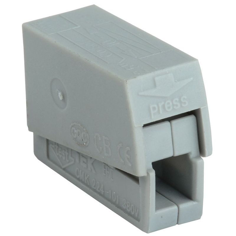 Строительно-монтажная клемма СМК 224-101 для светильников IEK