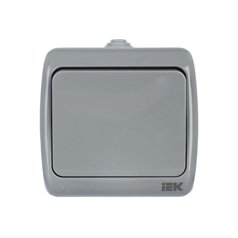 AQUATIC Выключатель 1-клавишный для открытой установки 10А IP54 ВС-20-1-0-А IEK